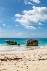 Horseshoe Bay beach on the island of Bermuda