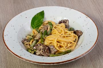 Pasta with beef