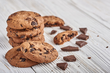Fototapeta na wymiar Chocolate cookies