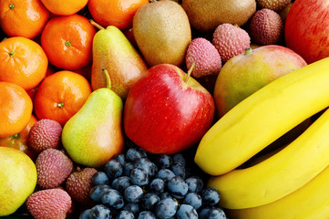Mixed many type of fruits.
The best Winter fruits.
