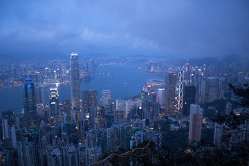 Fototapeta premium Victoria Peak Hong Kong