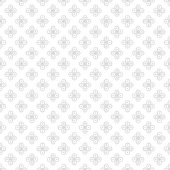 White and grey polka dot seamless pattern, geometric retro backg