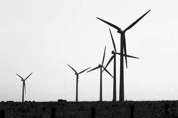 Wind turbine in Normandy France