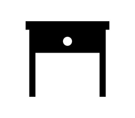 bedside table icon