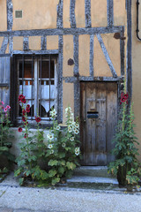 Old timbered house in Vernon, normandy, France.