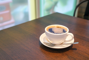 Long black coffee
