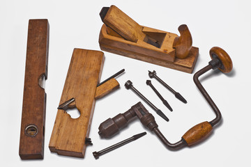 altes Holzbearbeitungswerkzeug
