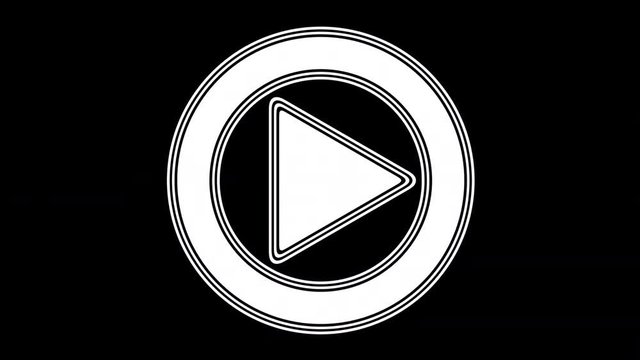 Play. Looping footage has 4K resolution. Encoder Prores 4444.
