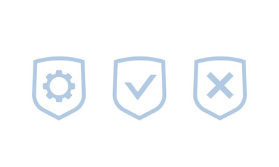 privacy protection control icons