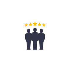 review, team evaluation icon