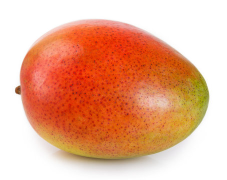 Fresh mango on white background