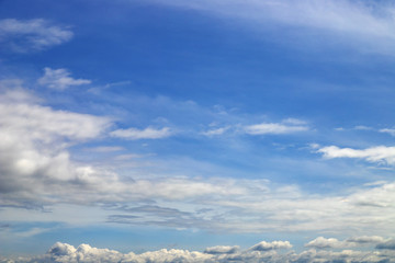 blue sky with clouds background