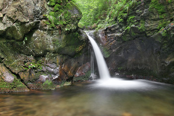 Waterfall on the Silver Brook, Czech Republic