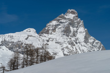 The Matterhorn from Breuil-Cervinia, Italy