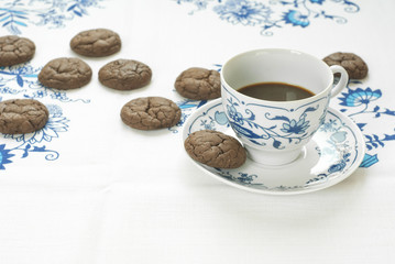 Obraz na płótnie Canvas Coffee and cookies