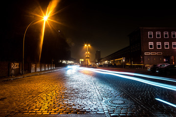 Hamburg Fischmarkt bei Nacht