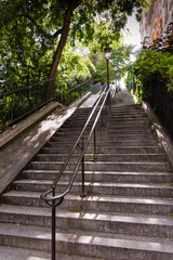 Obraz premium Steps near Sacre Couer Paris