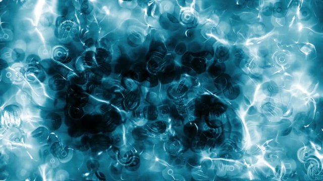 Elementary particle motions in microscopic scale