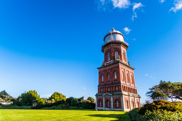 Invercargill water tower, beautiful building architecture, Invercargill, New Zealand.