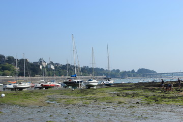 Marée basse à Dinard