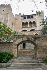 Fototapeta na wymiar Royal Palace of La Almudaina - Palma de Mallorca - Spain