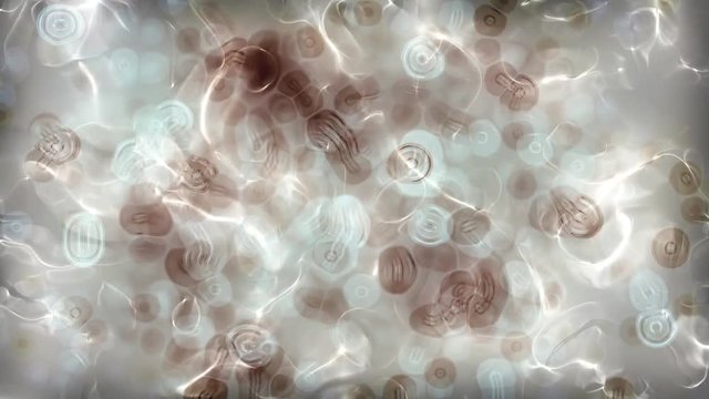 Molecular and organic scene in microscopic scale