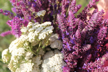 Festive Bouquet of flowers! beautiful wild flowers for a gift!