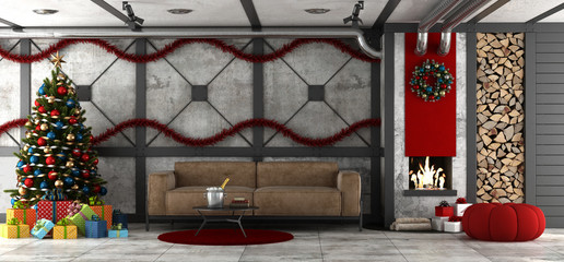 Christmas time in a loft