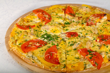 Chicken pizza
