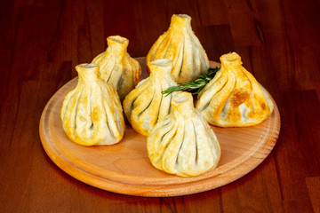 Roasted Georgian Khinlkali