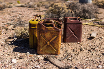 Rusted Gas Cans