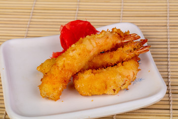 Deep fried Ebi Tempura