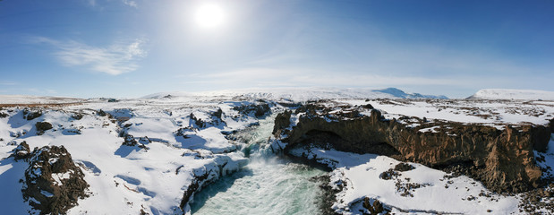 Godafoss waterfall at Iceland