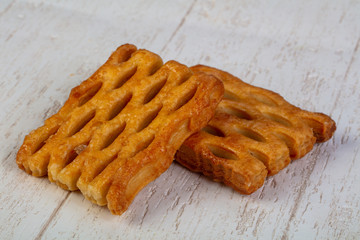 Delicious puff pastry