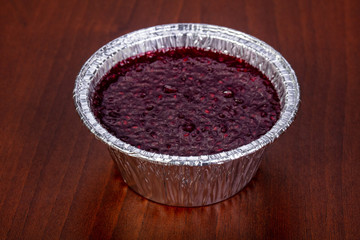 Panna cota with jam