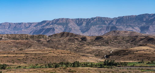 Äthiopien - Landschaft bei Lalibela - Iriya Mesk