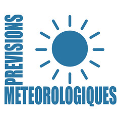 Logo prévisions météorologiques.