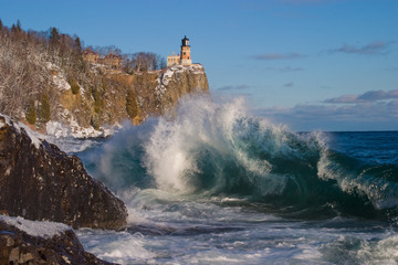 Obraz premium Split Rock Lighthouse