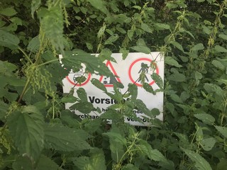 Schild Vorsicht Warnung
