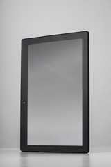 touch tablet on white background