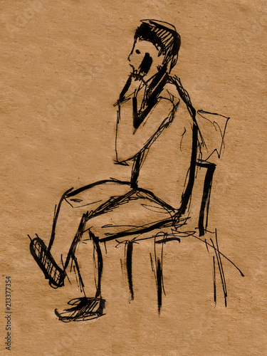 Instant Sketch Female Stock Photo And Royalty Free Images