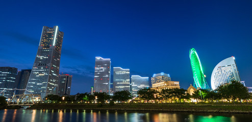 横浜　みなとみらい　夜景