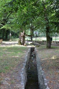 Saint-Herblain - Parc de la Bégraisière - Ruissellement d'eau des trois étangs du Tillay 