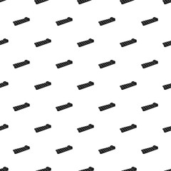 Inflatable mattress for swimming icon in simple style isolated on white background. Equipment for swimming  symbol