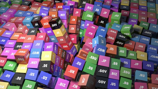 Colorful cubes with domain extensions 