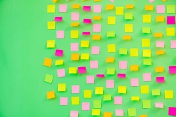 Many reminders in business concept