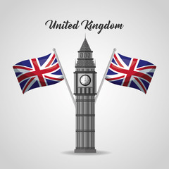 Fototapeta na wymiar united kingdom places flag