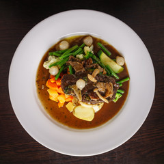 Slow Cooked Beef with Winter Vegetables