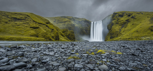 Fototapeta premium Skogafoss, na południe od Islandii