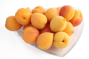 Naklejka na ściany i meble sweet,delicious fruits of apricots
